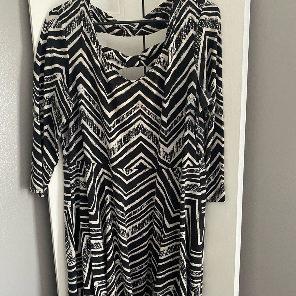 Geoprint dress.